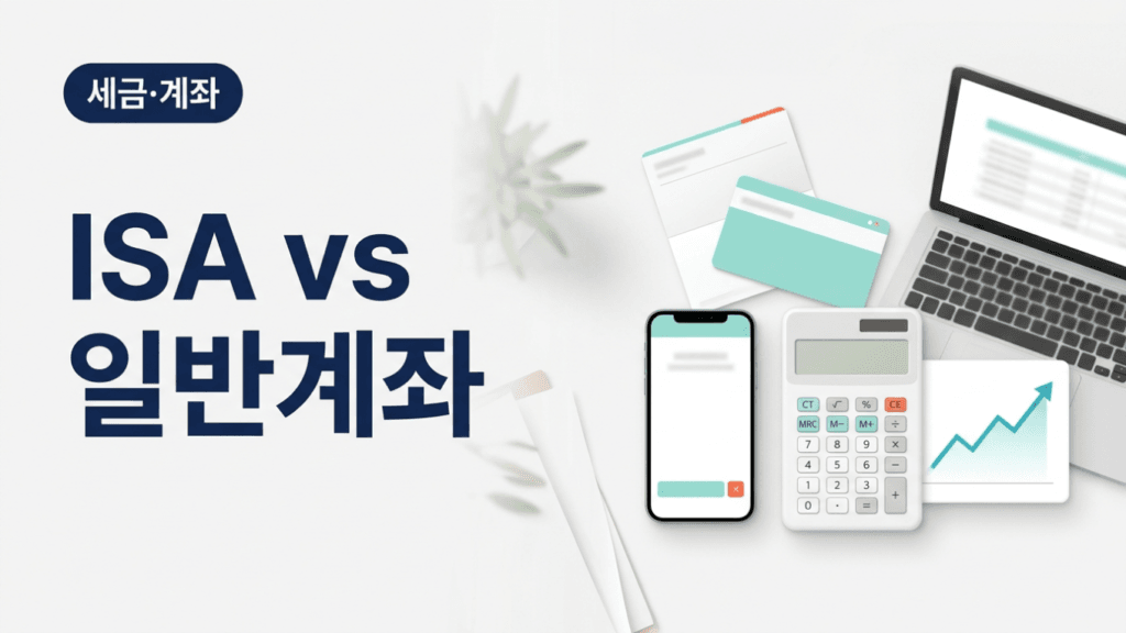 ISA vs 일반계좌 세후 차이를 비교하는 돈의감각 대표이미지