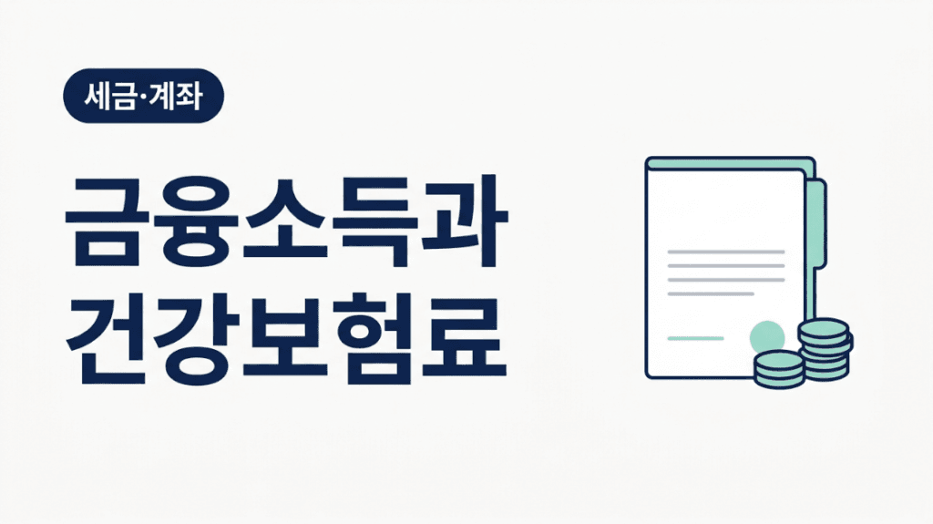 금융소득 건강보험료 가입자별 기준